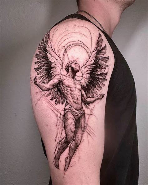 angel tattoos for men